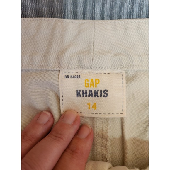 Gap Khakis by Gap Tan Color Shorts RN#54023 Button Loop Close 2002 Size 14 women - Picture 8 of 11
